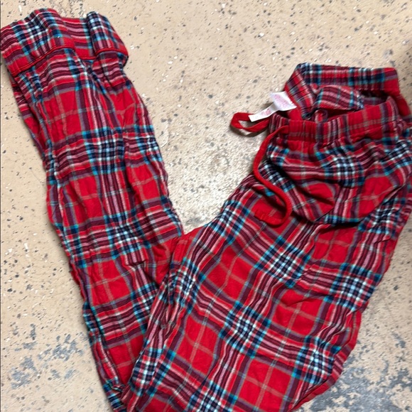Red Plaid Men's Sweatpants‎ - Picture 1 of 1